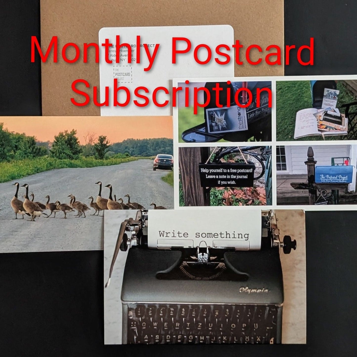 Monthly Postcard Subscription