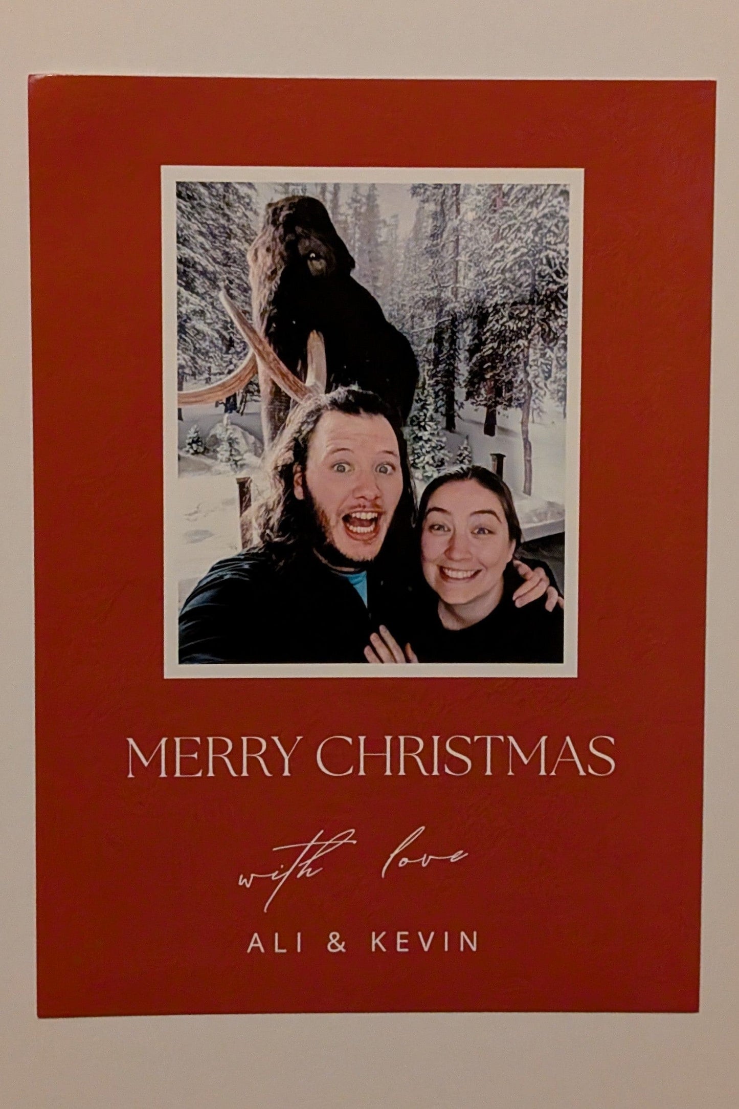 "Merry & Bright" Personal Christmas Postcards