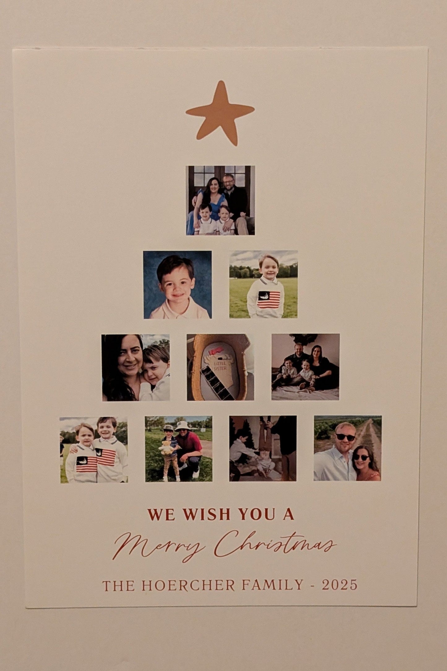 "Merry & Bright" Personal Christmas Postcards