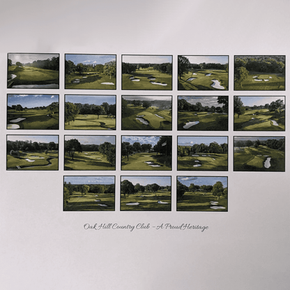 Oak Hill Country Club - 18 Postcards