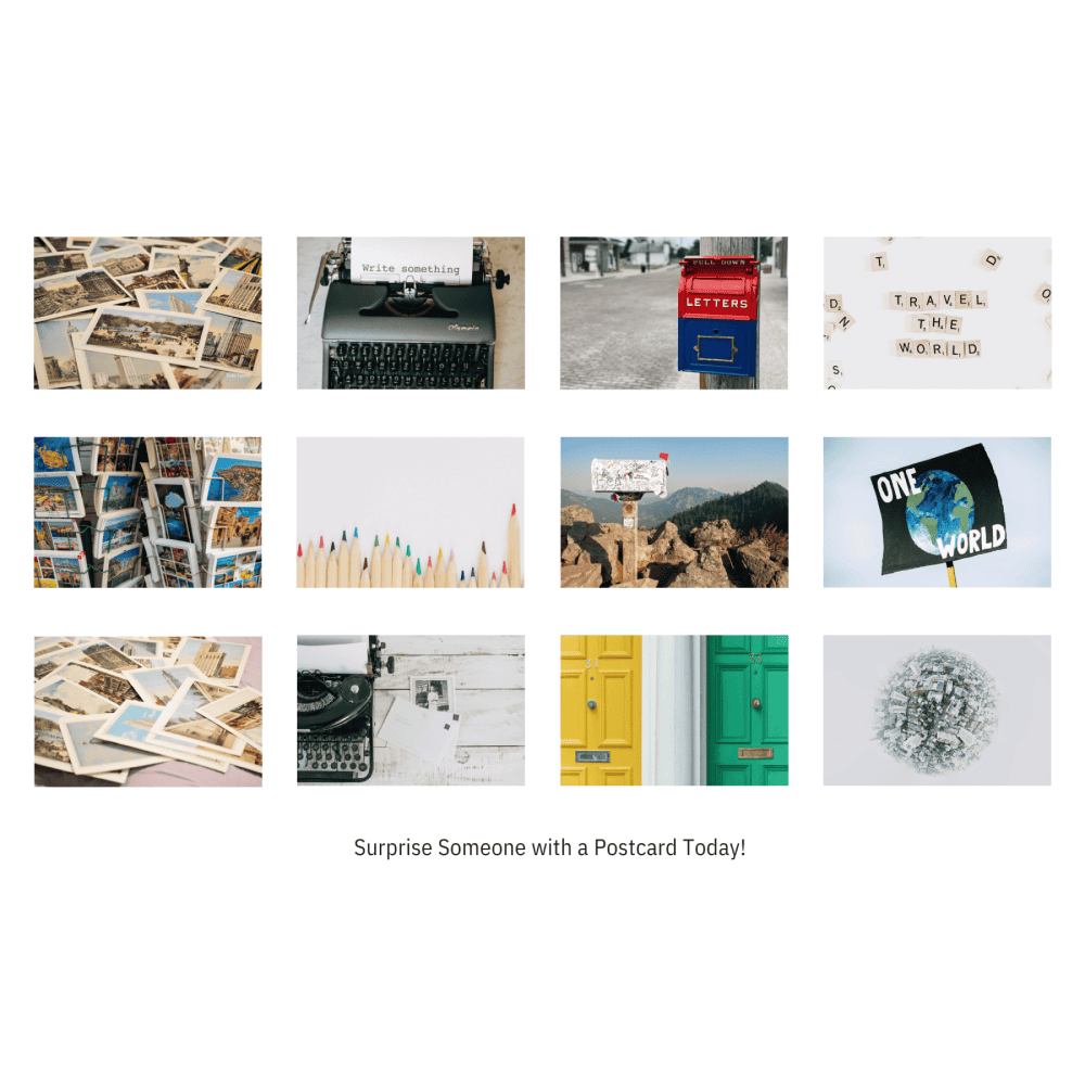 Make Today a Postcard Day! - 12 Postcards