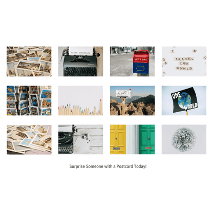 Make Today a Postcard Day! - 12 Postcards