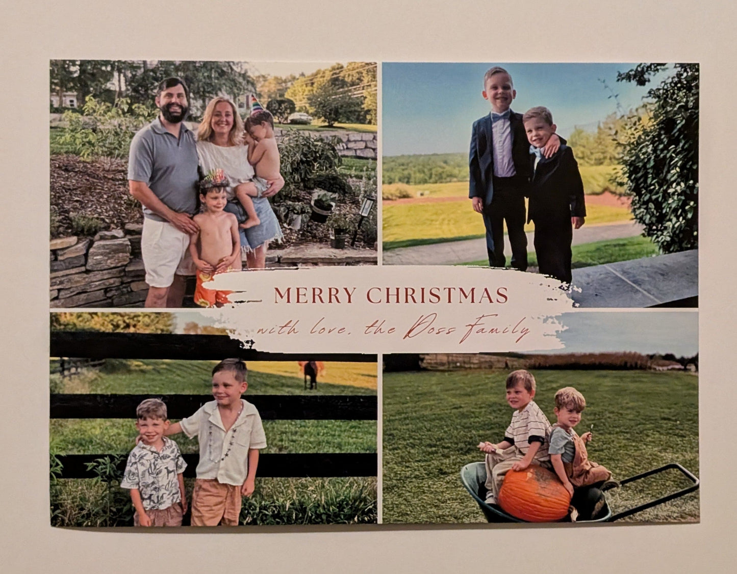 "Merry & Bright" Personal Christmas Postcards