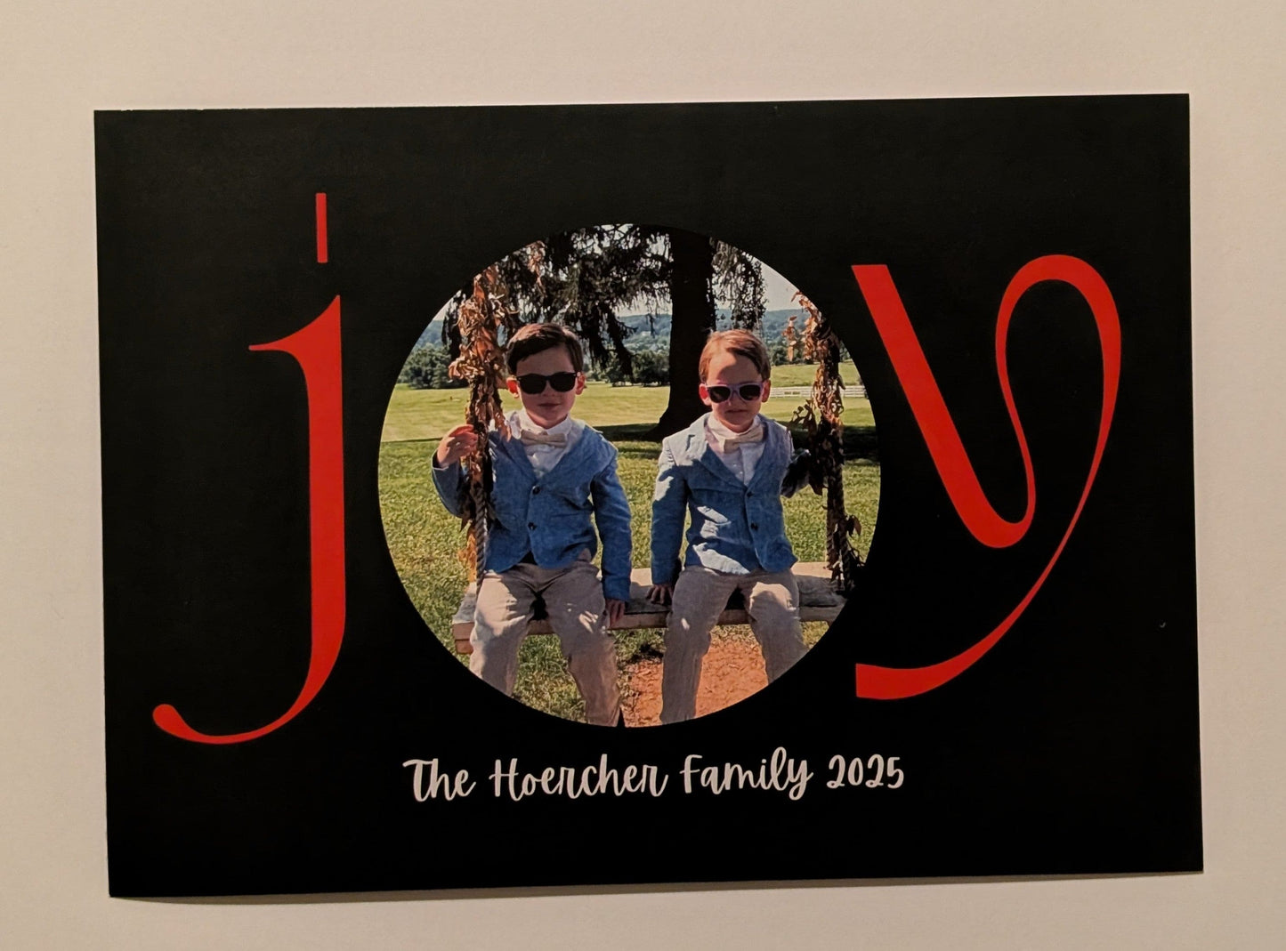 "Merry & Bright" Personal Christmas Postcards