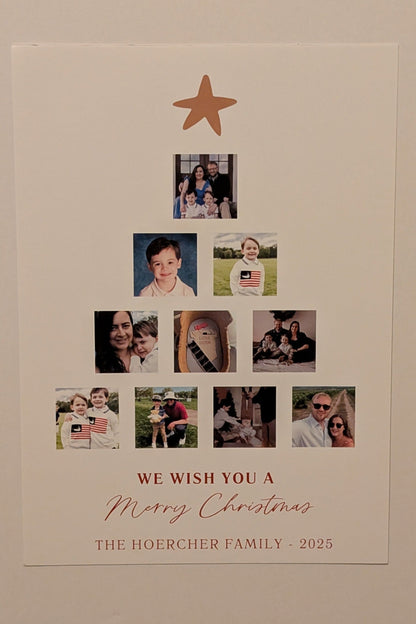 "Merry & Bright" Personal Christmas Postcards