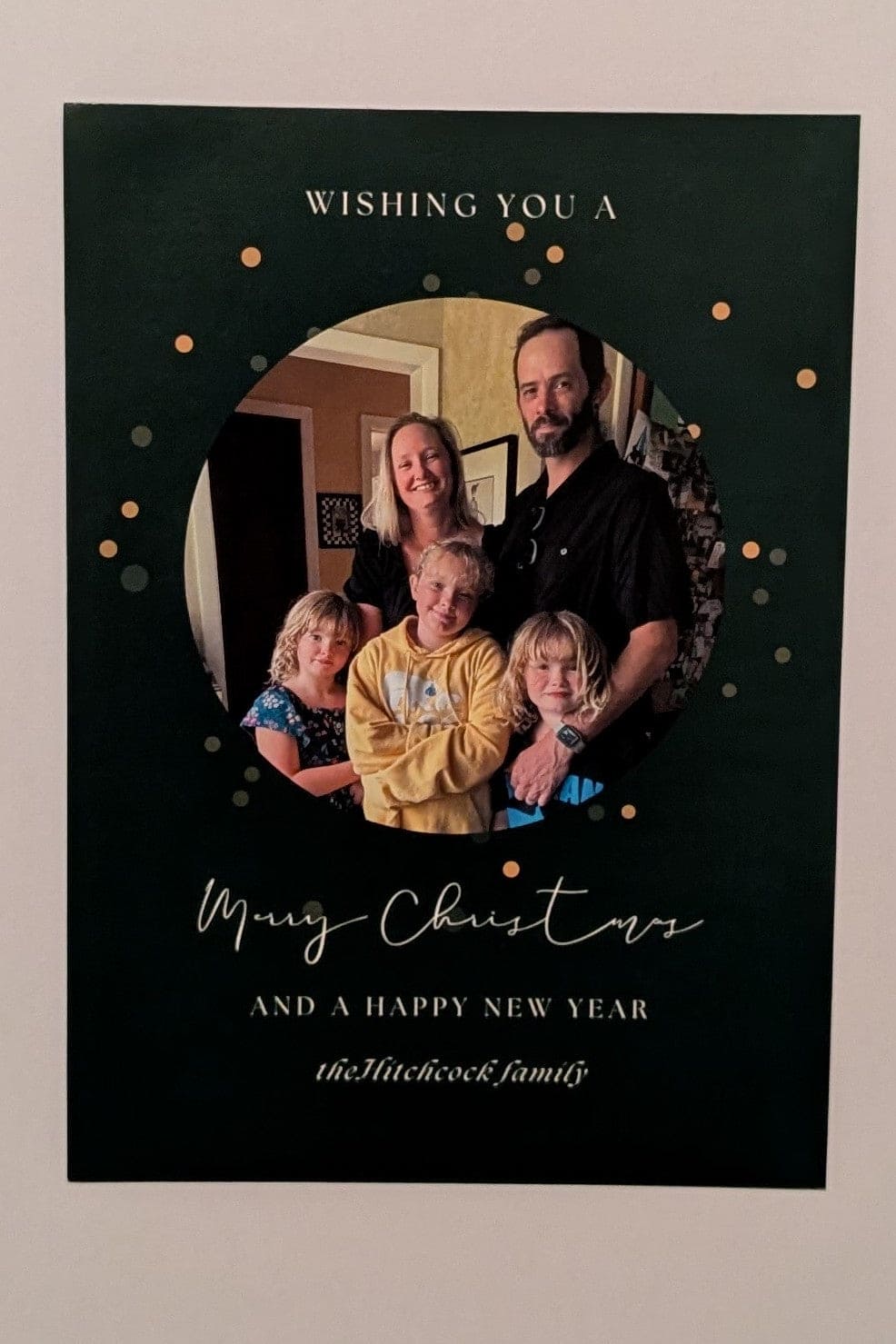 "Merry & Bright" Personal Christmas Postcards