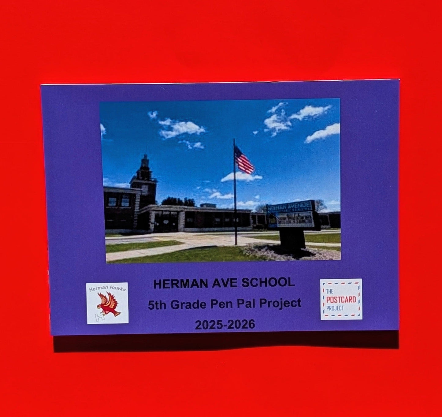 2025-2026 Herman Ave School 5th Grade Pen Pal Project Series