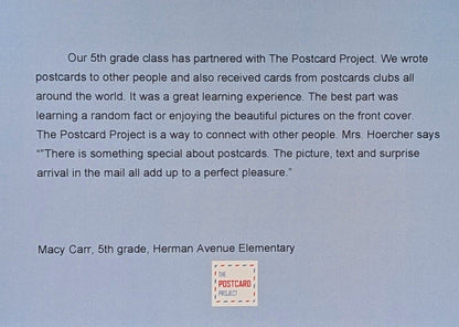 2025-2026 Herman Ave School 5th Grade Pen Pal Project Series