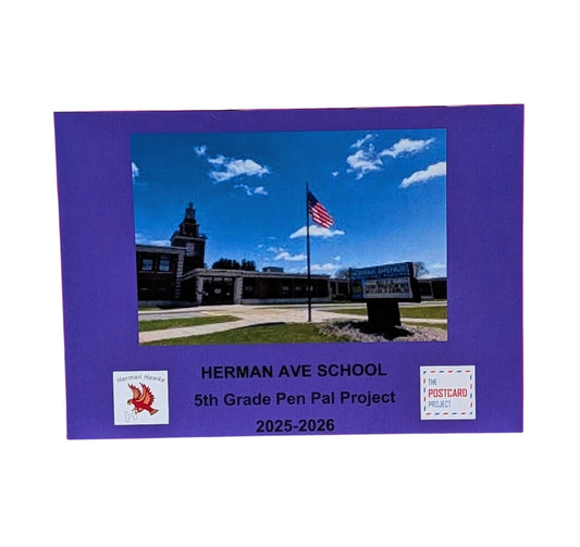 2025-2026 Herman Ave School 5th Grade Pen Pal Project Series